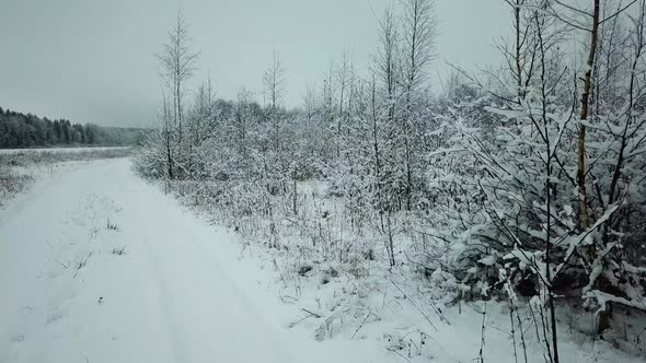 Winter River In The Village Of Verkhovye 08