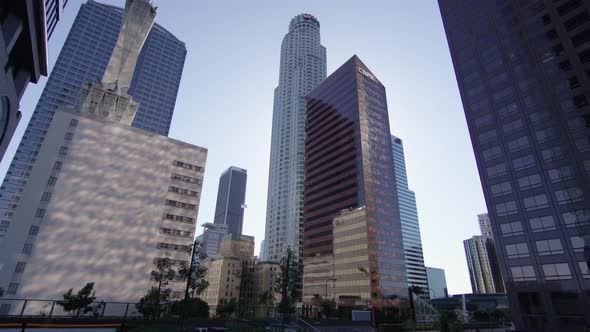 Skyscrapers in downtown Los Angeles