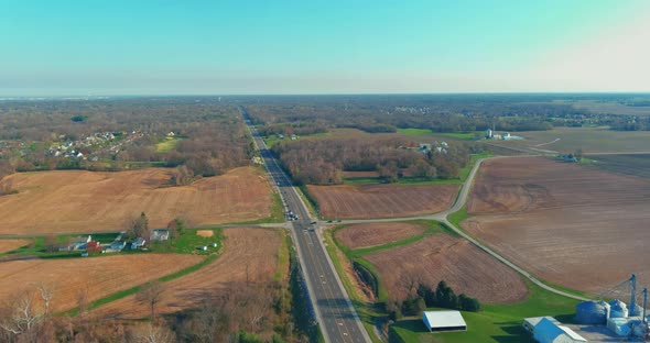 Agricultural Production Field the Caseyville Illinois on USA