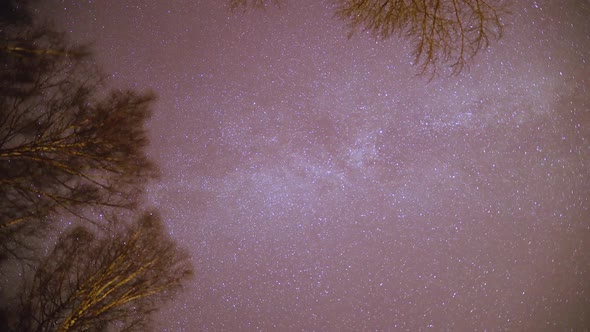 timelapse of milkyway