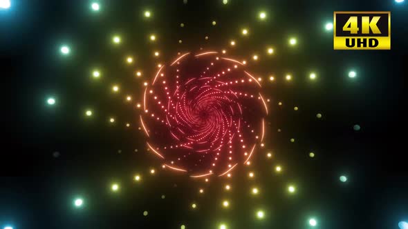 4 Colorful Spiral Vj Pack 