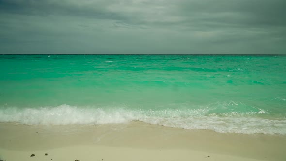 Tropical Beach and Blue Sea, Philippines