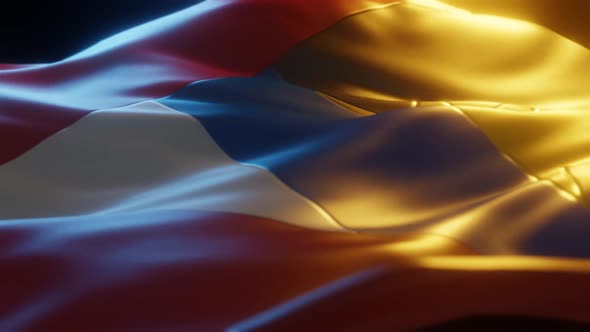Antigua and Barbuda Stylized Flag
