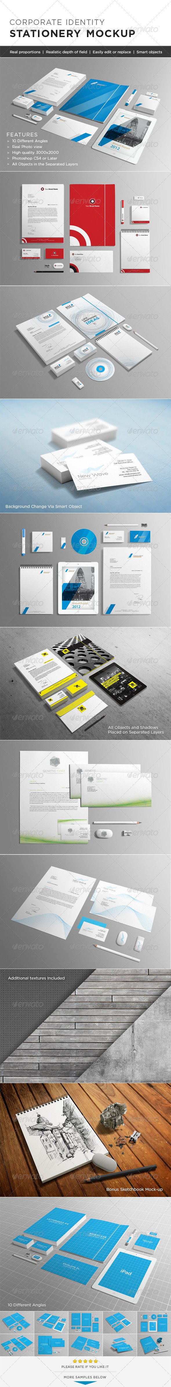 Download Letterhead Graphics Designs Templates From Graphicriver PSD Mockup Templates