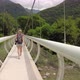 Woman on Bridge of Maggia - VideoHive Item for Sale