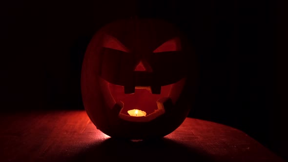 Halloween Red Pumpkin