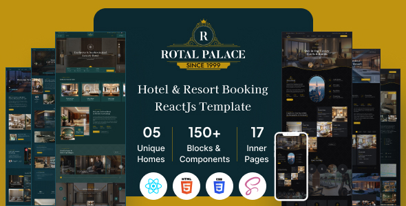 Rotal - Hotel & Resort Booking ReactJs Template