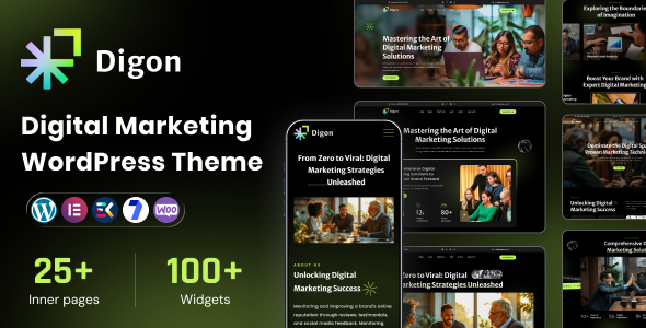 Digon - SEO and Digital Marketing Agency WordPress Theme