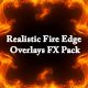 Realistic Fire Edge Overlays FX Pack 10 MOGRT - VideoHive Item for Sale