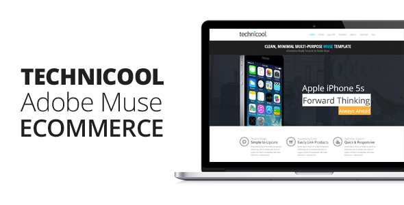 Technicool | Szablon eCommerce Muse