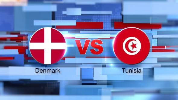 Fifa 2022 Denmark VS Tunisia Transition