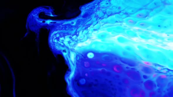 Vibrant Swirling Colors Explosion Paint Blast 