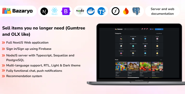 Bazaryo web - Sell & Buy, Gumtree like (full application)