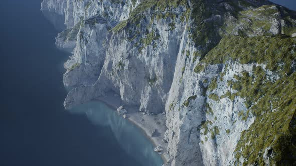 Islands of Norway with Rocks and Cliffs