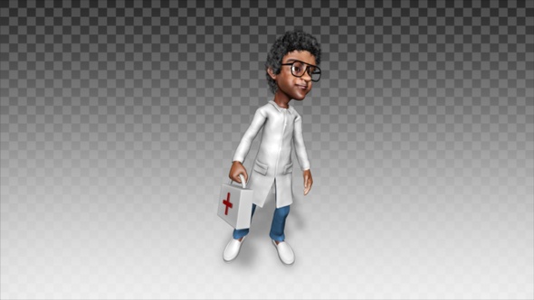 Cartoon Doctor   Waiting Patients V1 alt