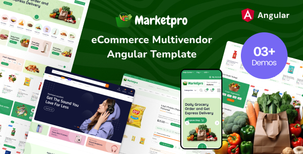MarketPro - Responsive Angular 19 eCommerce Template Multipurpose