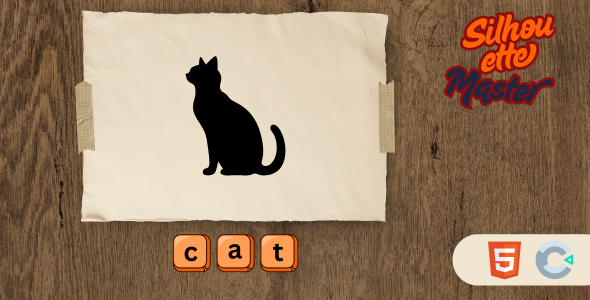 Silhouette Master - Modern Visual Trivia | Construct 3 (c3p) | 30+ Levels