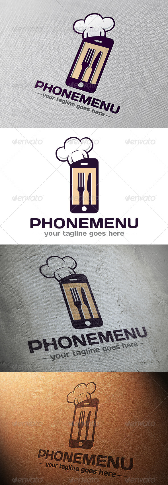 Phone Restaurant App Logo