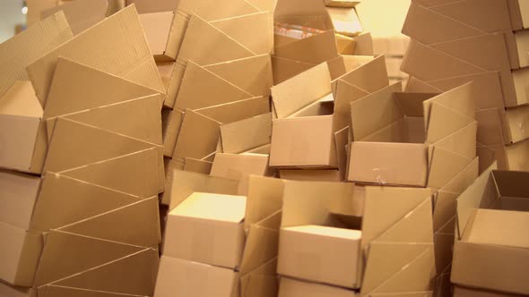 Warehouse with Packing Material