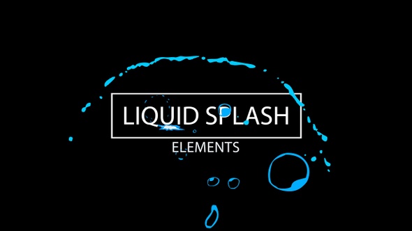 Liquid Splash Elements Pack