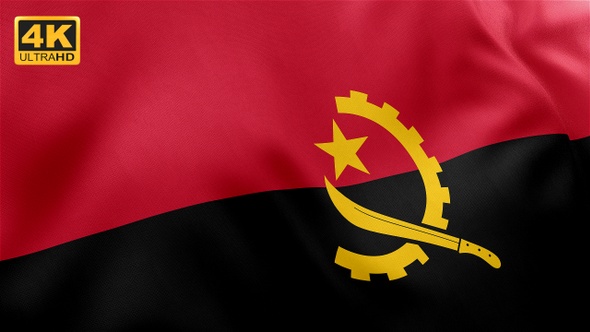 Angola Flag - 4K