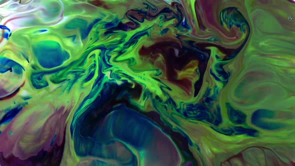 Abstract Colorful Sacral Liquid Waves Texture 859