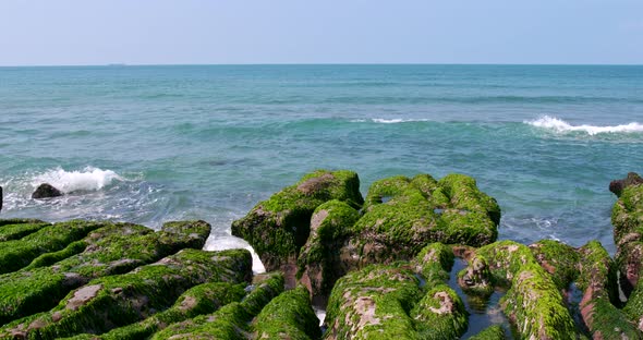 Laomei Green Reef in Taipei City of Taiwan