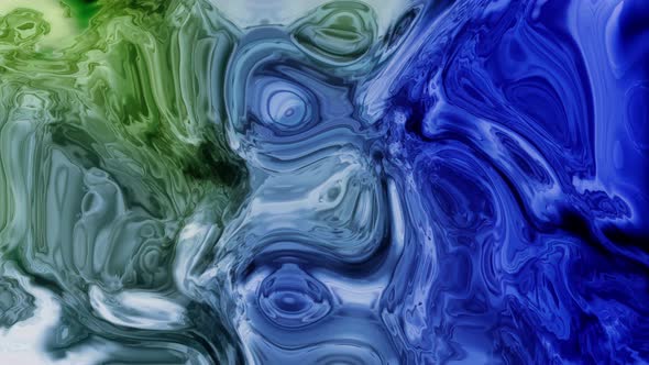 Abstract Colorful Swirling Oil Liquid Animation Background
