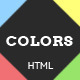 Colors - Paralax Bootstrap HTML5 Template - ThemeForest Item for Sale