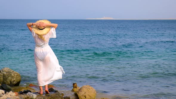 The Girl Looks at the Sea