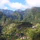 Drone view of a mountain village in Madeira Island, Portugal. Rural holidays. Travel the world. - VideoHive Item for Sale