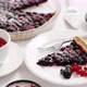 Delicious Homemade Piece on a Plate and the Whole Homemade Forest Berry Tart - VideoHive Item for Sale