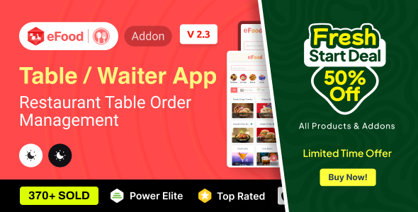 eFood - Table/Waiter App