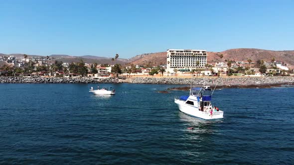 Boats of Ensenada Baja California Mexico