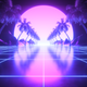 Synth Wave Retro Futurism Landscape Loop - VideoHive Item for Sale