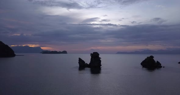 AERIAL: Langkawi island in Malaysia