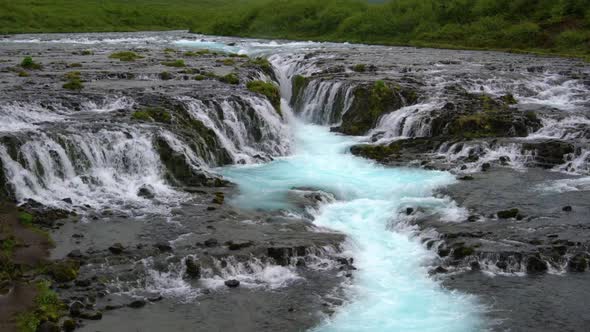 Bruarfoss Waterfall in Brekkuskogur Iceland