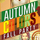 Autumn Colors Fall Party Flyer - GraphicRiver Item for Sale