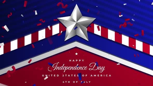 Happy Independence Day Loop Background 4K