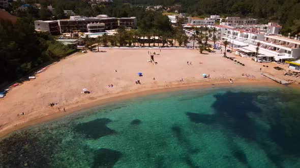 Puerto de San Miguel beach in Ibiza, Spain