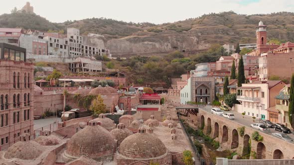 Old Town View With Bath Dome Constructions