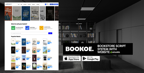 Bookoe - BookStore Script System with website