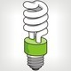 Spiral Compact Fluorescent Light Bulb - GraphicRiver Item for Sale