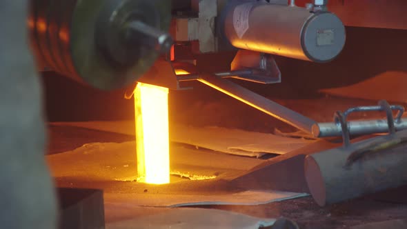 Forming a Hot Steel Billet