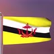 Brunei Flag 4k - VideoHive Item for Sale