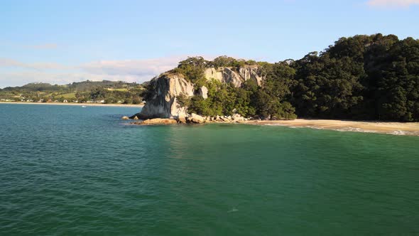 Heading into shore in Cooks bay, New Zealand