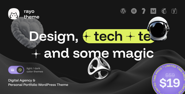 Rayo - Digital Agency & Personal Portfolio WordPress Theme