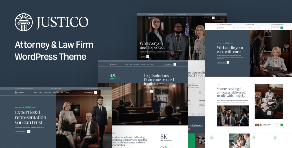 Justico – Attorney & Law Firm WordPress Theme