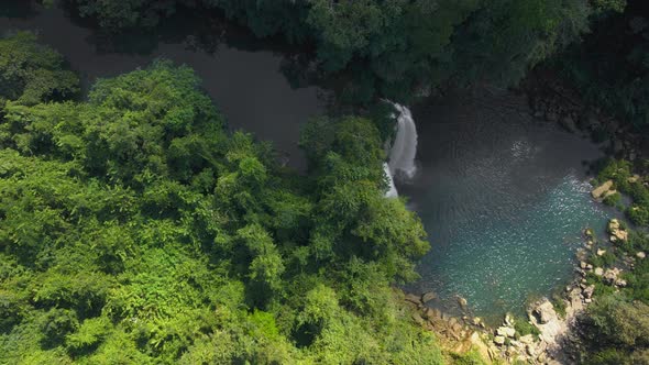 MisohHa Waterfall in Chiapas Mexico