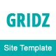 Gridz - Responsive HTML5 Template - ThemeForest Item for Sale